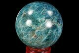 Bright Blue Apatite Sphere - Madagascar #83078-1